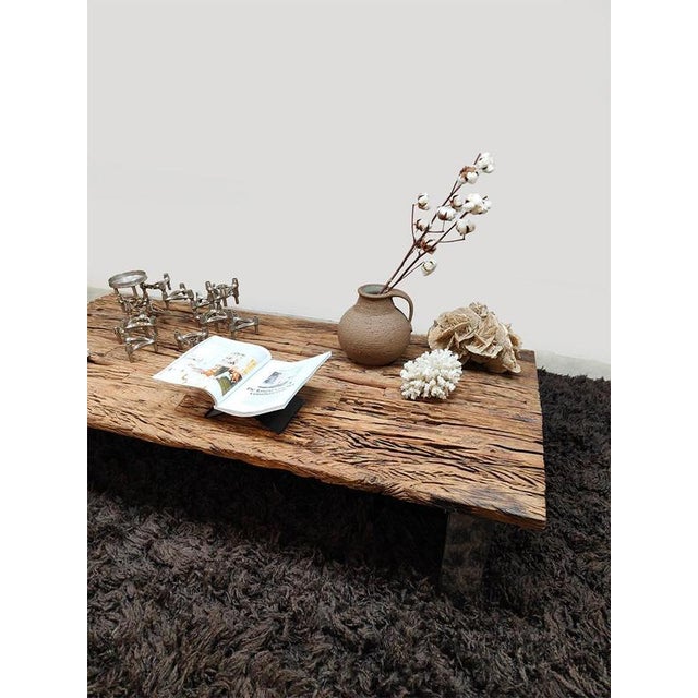 Wood Vintage Wooden Coffee Table, 1970 For Sale - Image 7 of 8