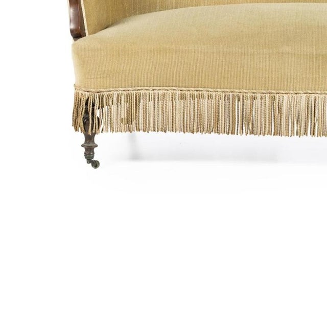 19th Century English Sofa in Mahogany For Sale - Image 3 of 6