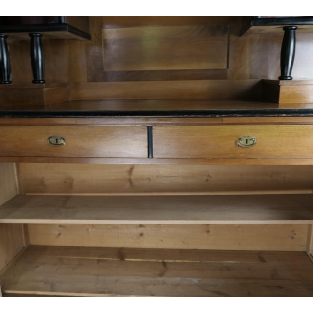 Viennese Cherrywood Veneer Buffet Cabinet, 1920 For Sale - Image 10 of 13