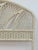 Vintage White Wicker Arched Queen Headboard Coastal Boho Hollywood Regency For Sale - Image 11 of 12