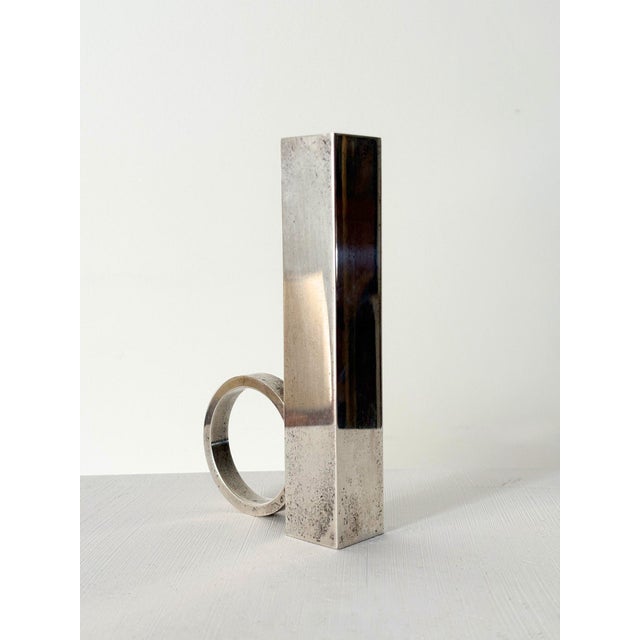 An early 20th century minimalist design vase with a simplified geometric form. This highly stylised and sculptural piece...