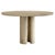 Stone Roman Dining Table II in Bianco Alabastrino Travertine by Paloma Editions For Sale - Image 7 of 7