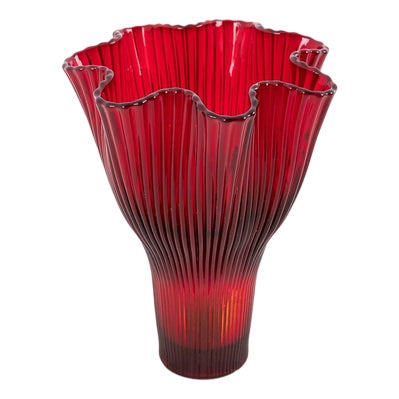 Art Glass Vase by Monica Bratt for Reijmyre, 1950s For Sale