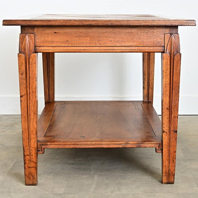 French Early 20th Century Art Nouveau Work Table For Sale - Image 10 of 15