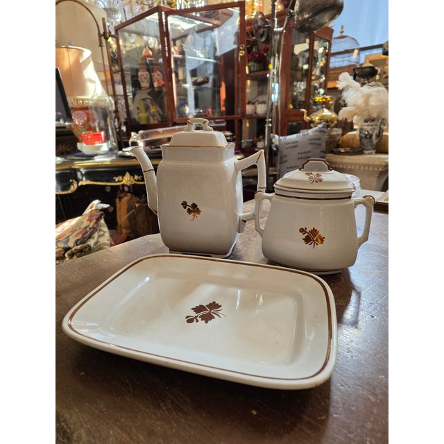 Three Tea Leaf Pattern 19th Century Meakin Ironstone Pieces For Sale - Image 4 of 10