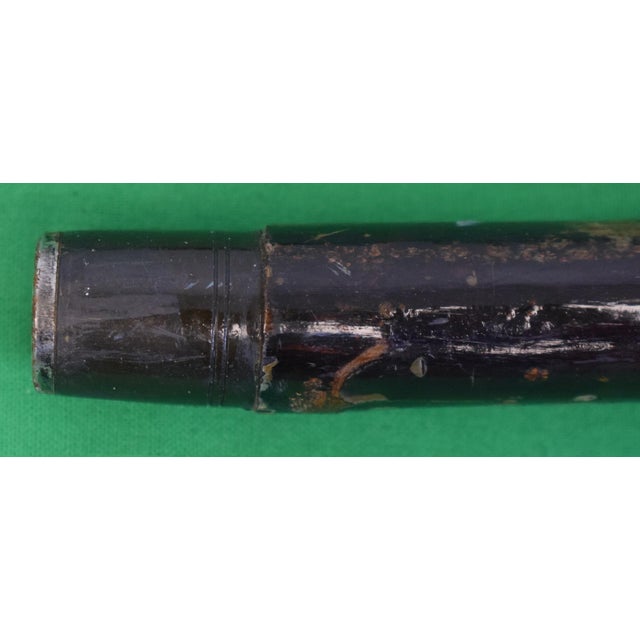 Black James Purdey & Sons Hand Carved Dog Head Knob Shillelagh Walking Stick For Sale - Image 8 of 9
