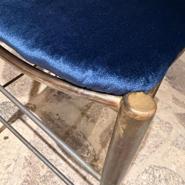 Vintage Italian Brass Chiavari Ladderback Chair Italy For Sale - Image 15 of 17