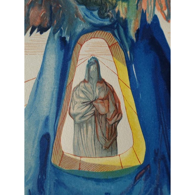 Modern Salvador Dali, Dante Purified, Woodcut For Sale - Image 3 of 8