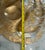 Vintage Mid-Century Modern Glass Artist Palette Serving Platter Gold Gilt Floral Tray For Sale - Image 9 of 9