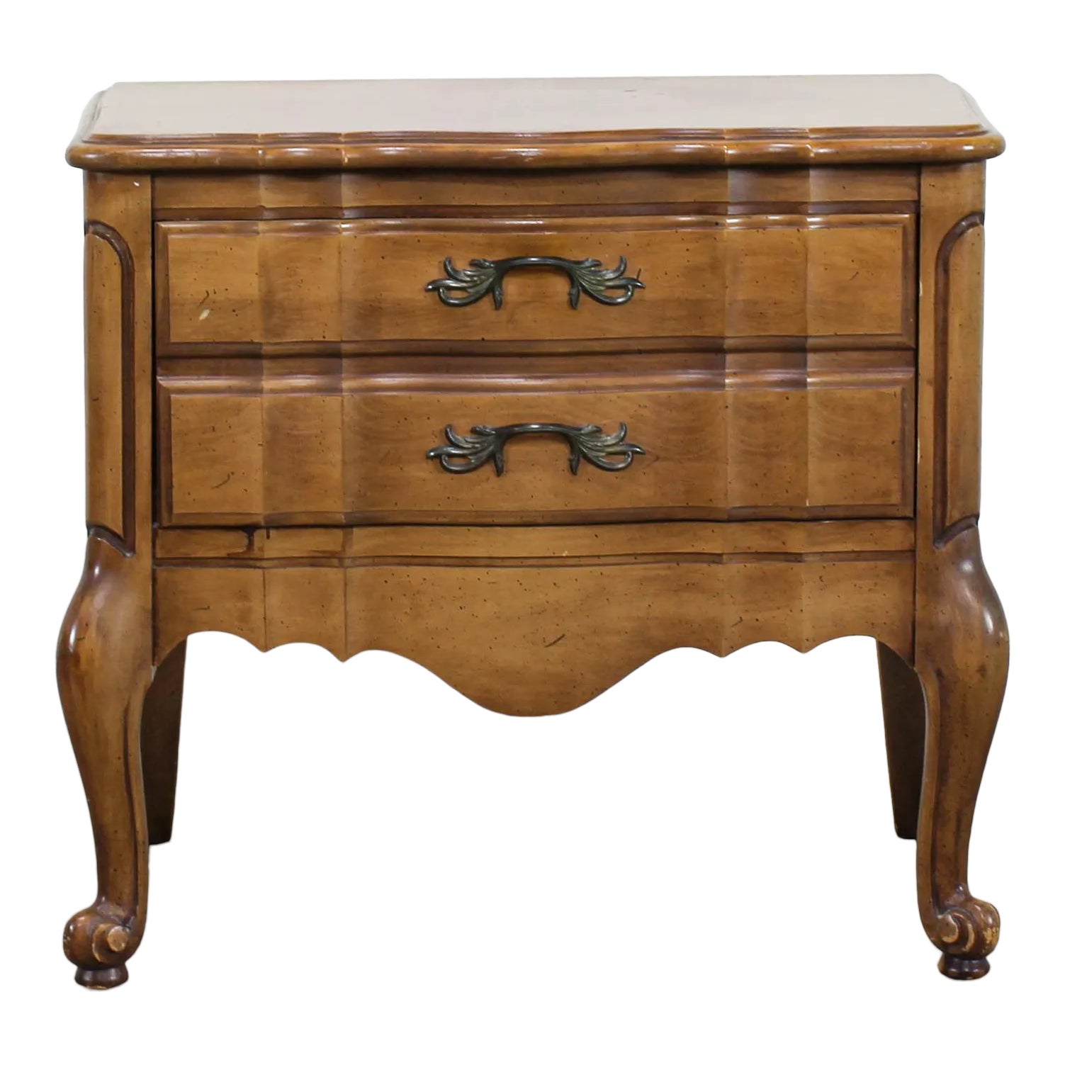 Mid Century Era Traditional Walnut Nightstand Chairish