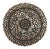 Vintage Antique Burn Finish Carved Medallion Panel 24" For Sale