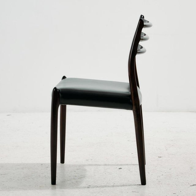 Set of Model 78 Rosewood Dining Chairs by Niels O. Møller for J.L. Møllers Furniture Factory For Sale - Image 4 of 18