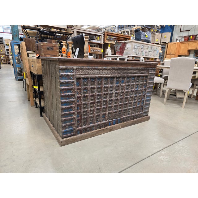 Add a commanding presence to your home office with this magnificent, handcrafted desk. Built from solid reclaimed...