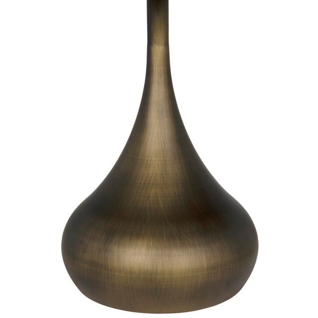 NOIR Mateo Side Table, Aged Brass For Sale In Los Angeles - Image 6 of 9