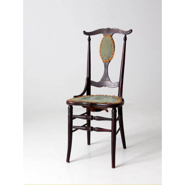 Antique Victorian Aesthetic Movement Side Chair For Sale - Image 12 of 16