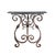 Late 20th Century Italian Wrought Iron and Stone Top Table For Sale - Image 5 of 12