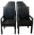 Black Upholstered Black Dining Chairs - Set of 8 For Sale - Image 8 of 8