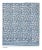 Anna Twin-XL Bed Blue Flat Sheet For Sale