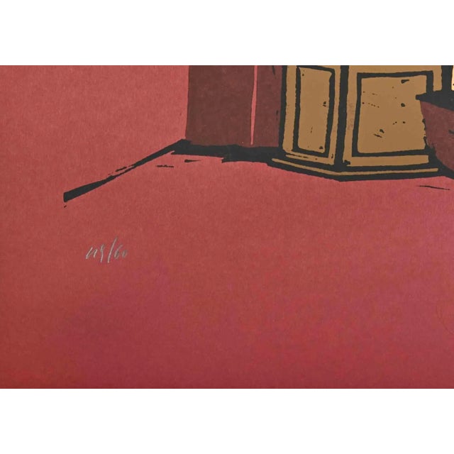 Modern Enotrio Pugliese, Still Life, Etching, 1970s For Sale - Image 3 of 4