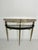 Mid-Century Modern Mid-Century Modern Console Table in Brass with Lacquered Beech and Marble, 1950s For Sale - Image 3 of 14