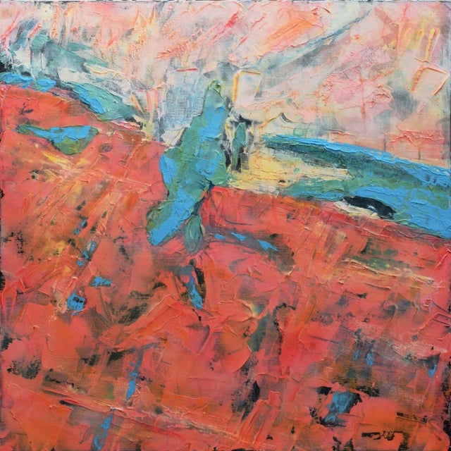 2010s Andrew Francis "Weight Of Air I" Abstract Mixed Media 2019 For Sale - Image 5 of 5