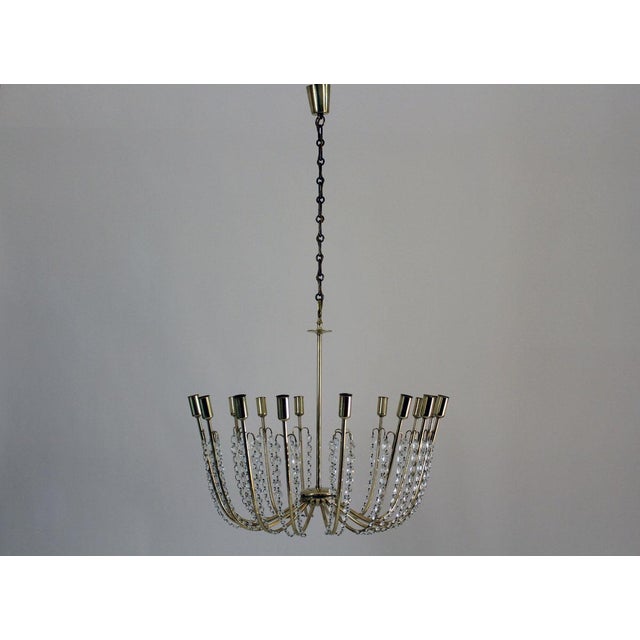 Large Alpha Salon Chandelier by J.T. Kalmar for Kalmar, 1955 For Sale - Image 12 of 12