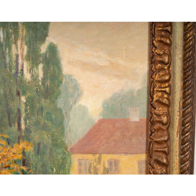 Original Oil Painting "Eucalyptus in Mediterranean Landscape" For Sale In Denver - Image 6 of 10