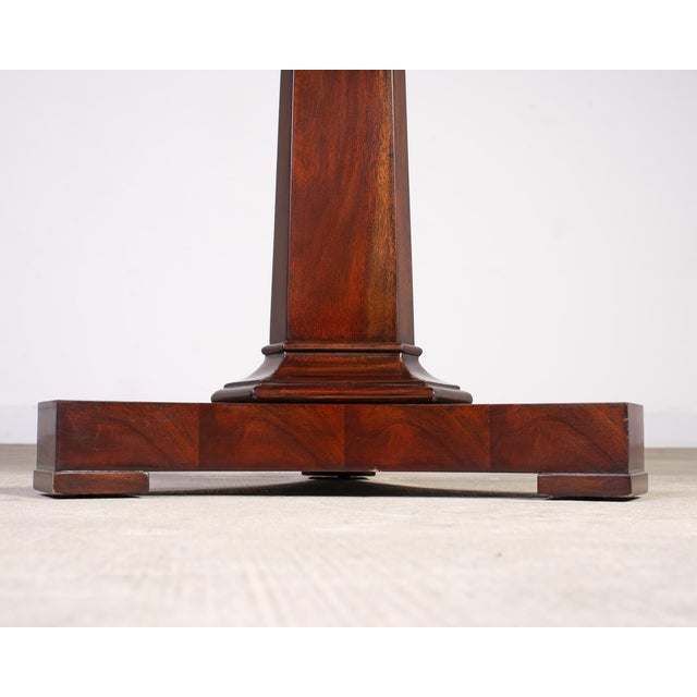 Ralph Lauren Mahogany Bryce Pedestal Center Table For Sale - Image 12 of 17