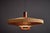 UFO Disc Pendant Light with Teak Centerpiece from Temde Leuchten, Germany, 1970s For Sale - Image 3 of 13