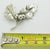Vintage Italian Handmade Genuine Silver Mistletoe Christmas Decoration From Padua, 1980s Solid 800 Silver Holiday Botanical Miniature Gift For Sale - Image 11 of 11