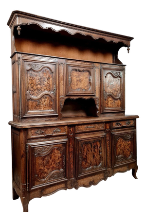 Bressan Two-Body Sideboard in Walnut and Burl, 1880