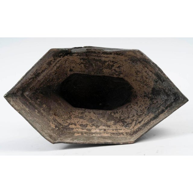 17th Century Seated Buddha in Patinated Bronze For Sale - Image 9 of 10