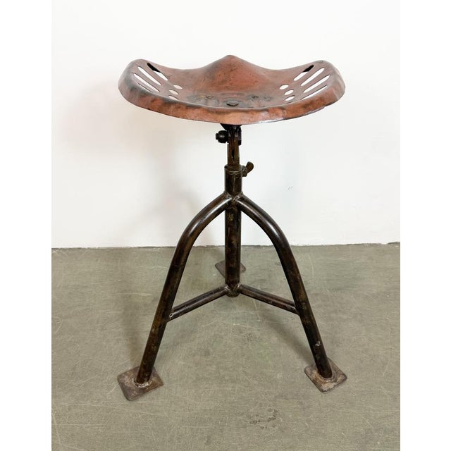 Vintage Industrial Swivel Chair, 1950s For Sale - Image 15 of 18