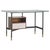 Metal Italian Glass Top Desk Attributed to Luigi Caccia Dominioni for Azucena, 1950s For Sale - Image 7 of 12