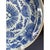Ceramic Chinese Blue and White Porcelain Plate with Stylised Floral Design, 18th Century For Sale - Image 7 of 10