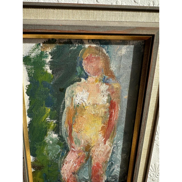 Gunnel Tiriolo, Female Model, 1963, Oil on Canvas, Framed For Sale - Image 15 of 16