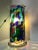Monique Nichols One-of-a-Kind Hand-Painted Art Glass Sculpture Vase, Signed & Dated 1998 For Sale - Image 10 of 12