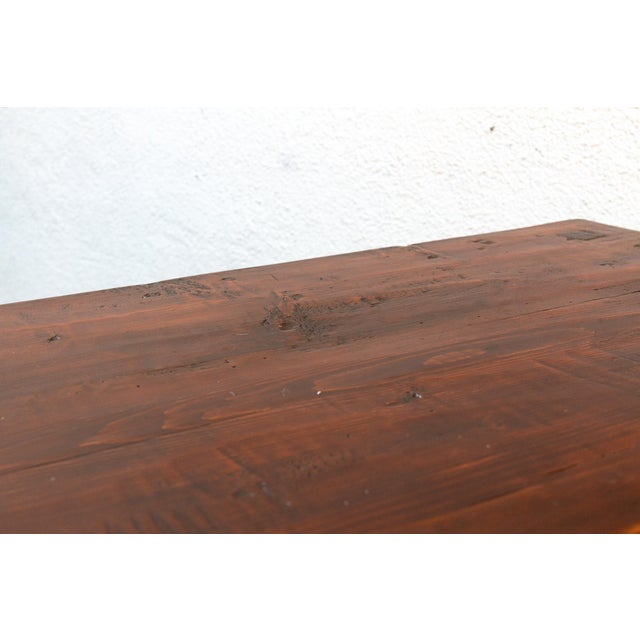 Early 19th Century Tibetan Green & Orange Painted Cabinet For Sale - Image 9 of 12