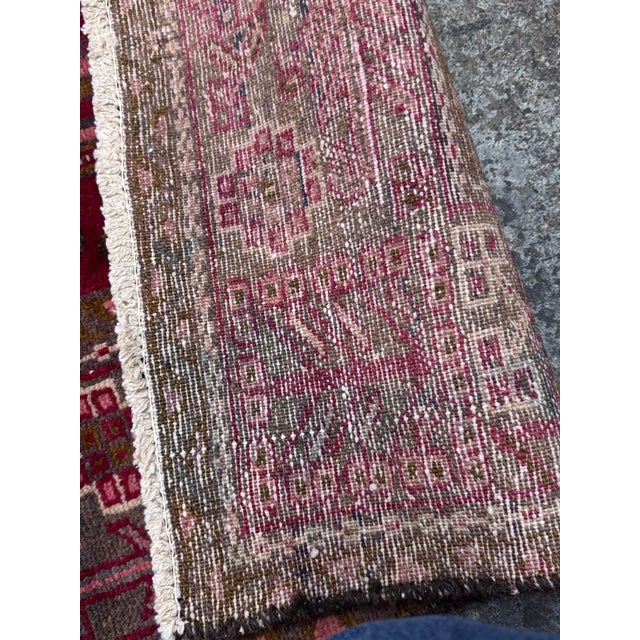 3ft 4in × 13ft 10in Wool Persian Runner For Sale In San Francisco - Image 6 of 12