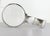 Metal Hermès Paris Ravinet d'Enfert Deco Style Sterling Silver Buckle Magnifying Glass For Sale - Image 7 of 18