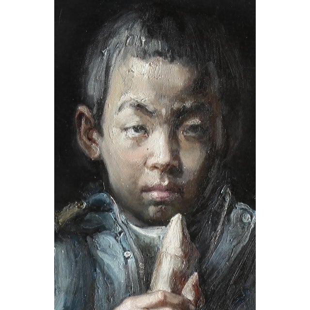 Wei Yi 魏艺, Wu Xiaoshuan from Childhood, Larger Than Life, 2010, Oil on Canvas For Sale - Image 3 of 7