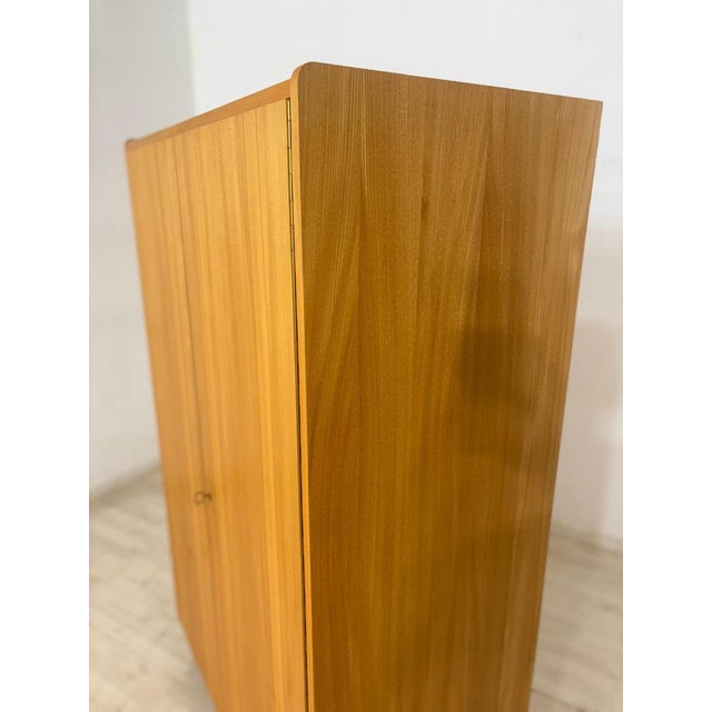 Mid-Century Modern Wardrobe in Light Wood, 1960s For Sale - Image 9 of 13