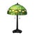 Vintage Tiffany Style Leaded Stained Glass Table Lamp With Acorn Shade 20thC For Sale - Image 9 of 15