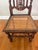 Burnt Umber Set of Six Antique Jacobean Revival Carved Oak Barley Twist Rush Seat Dining Chairs, C. 1900 For Sale - Image 8 of 10