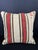Turkish Hemp Pillow Cushion Natural Beige Red Cushion Cover 20x20 For Sale - Image 4 of 4