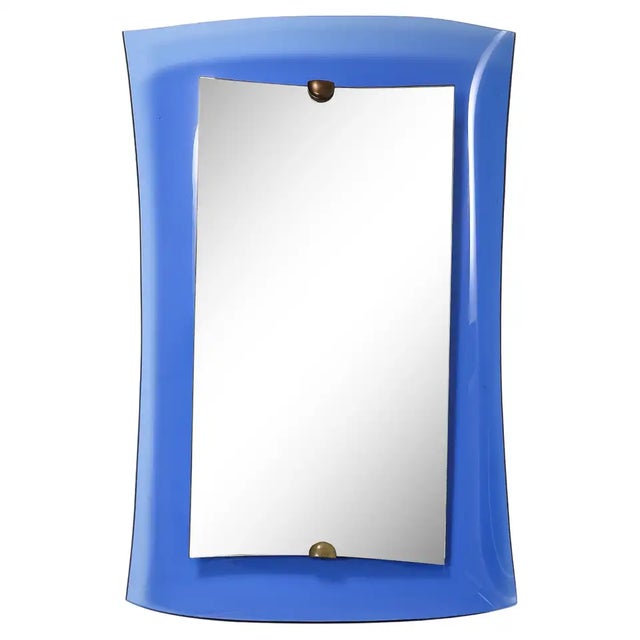 Vintage Model 2712 Wall Mirror by Cristal Art, 1950s For Sale - Image 4 of 4