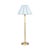 The Polly Buffet Table Lamp showcases sophistication with its single scalloped shade, casting a warm and inviting glow...