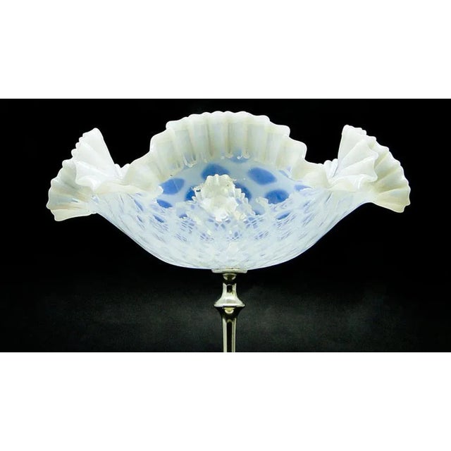 Art Nouveau Polish Bowl on Stand from Norblin, 1890s For Sale - Image 3 of 9