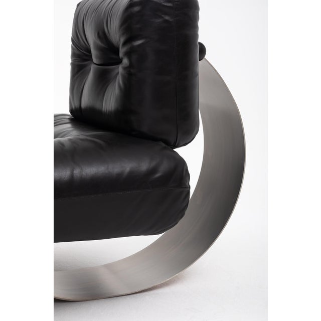 Oscar Niemeyer “Alta” Lounge Chair and Ottoman for Mobilier International, 1971 For Sale - Image 10 of 18