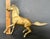Vintage Brass Horse Sculpture — Large Brass Running Stallion Statue (11" X 8") For Sale - Image 9 of 10